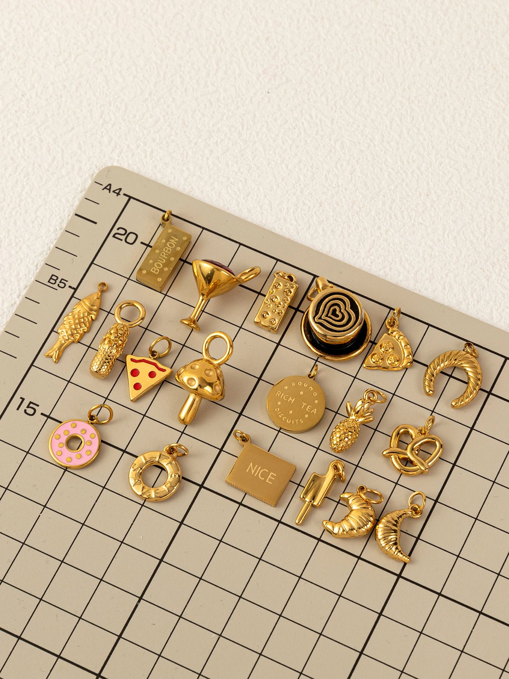 Minimalist Gourmet Style Pendant Charm