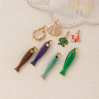 Ocean Series DIY Pendant Charm – Fish, Starfish & Shell