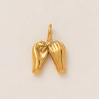 18K Gold Plated Stainless Steel Pendant – DIY Jewelry Charm