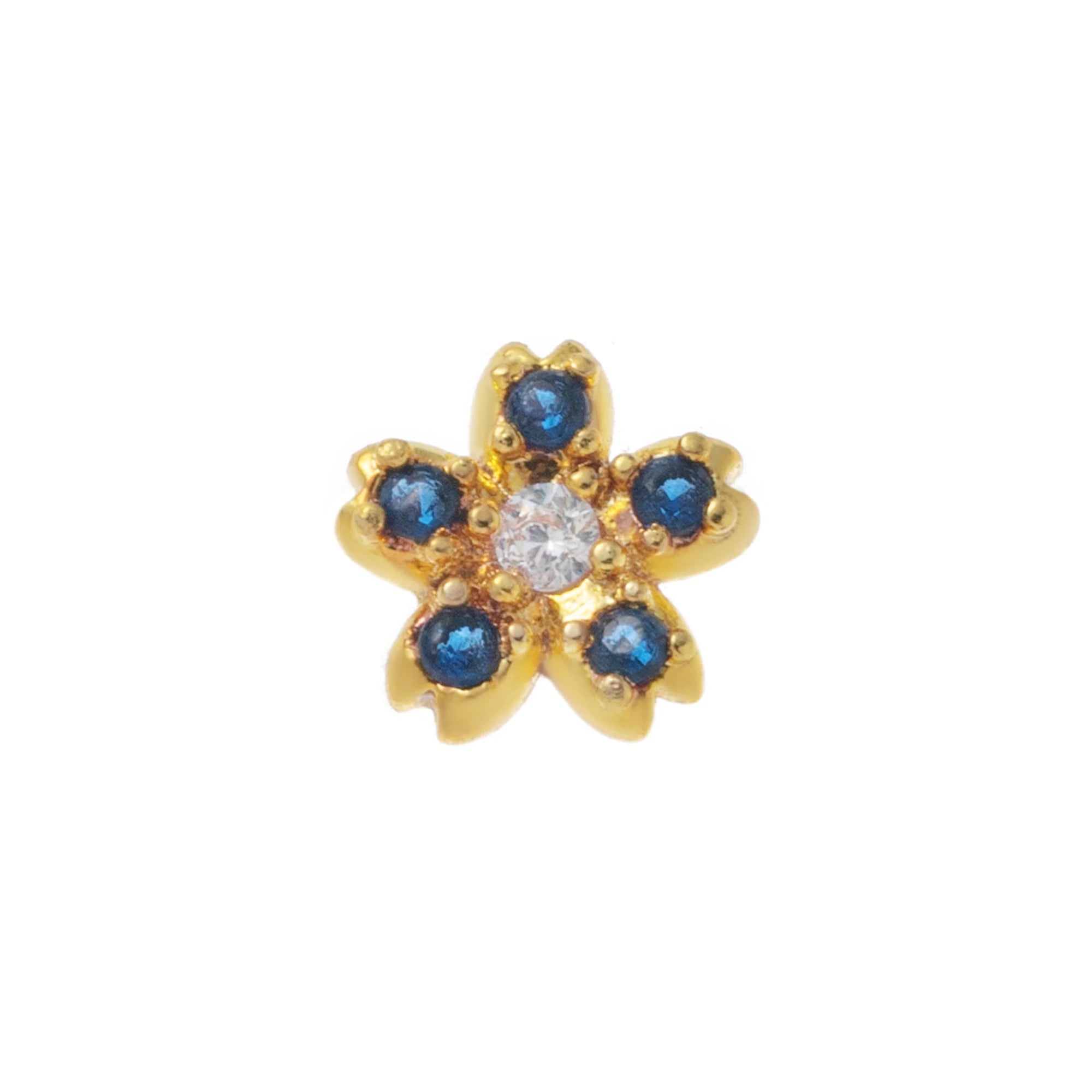 Simple Trendy Zircon Pendant Charm – Heart, Flower, Sun, Goldfish & Dog Claw