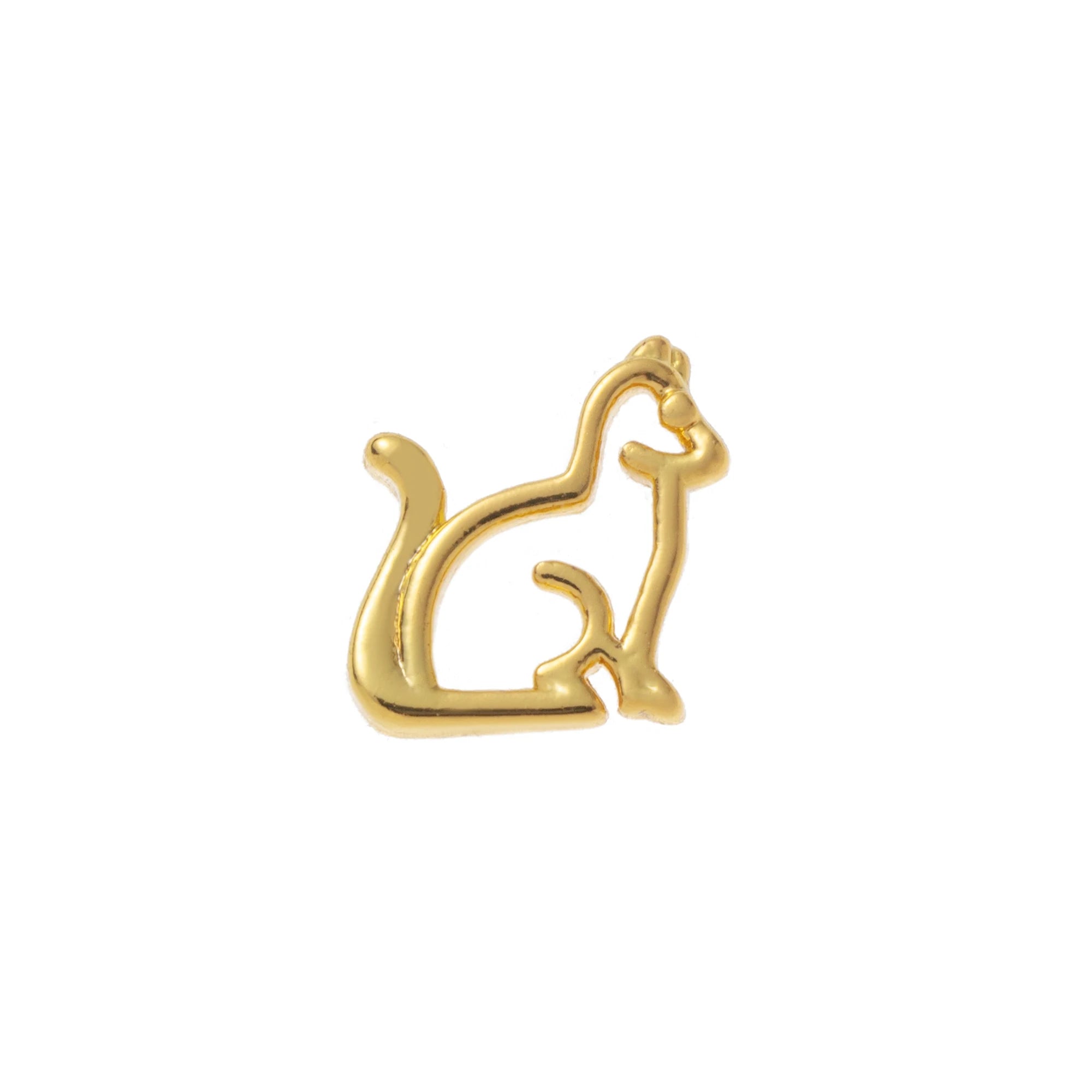 Simple Trendy Zircon Pendant Charm – Heart, Flower, Sun, Goldfish & Dog Claw