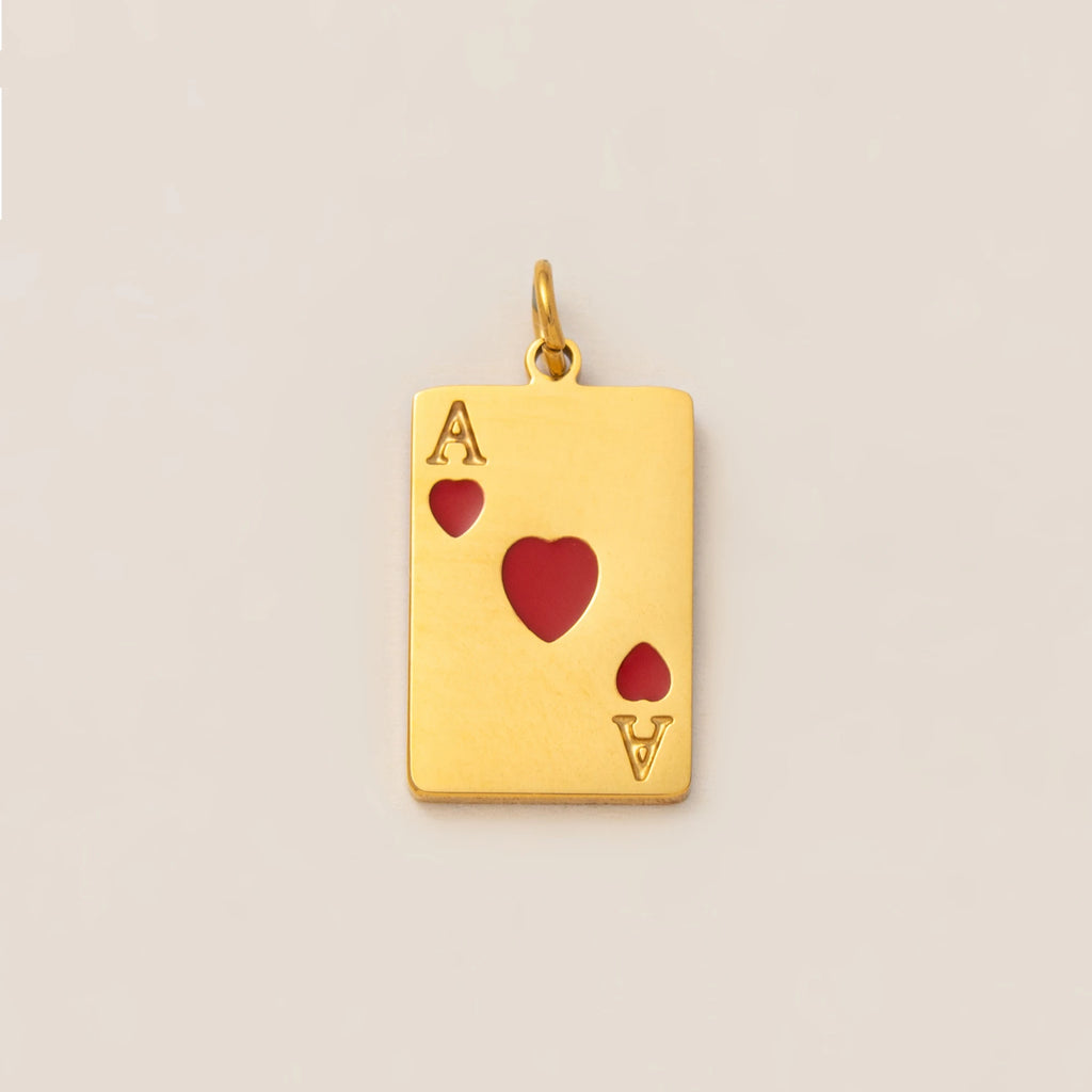 18K Gold Plated Stainless Steel Pendant – DIY Jewelry Charm