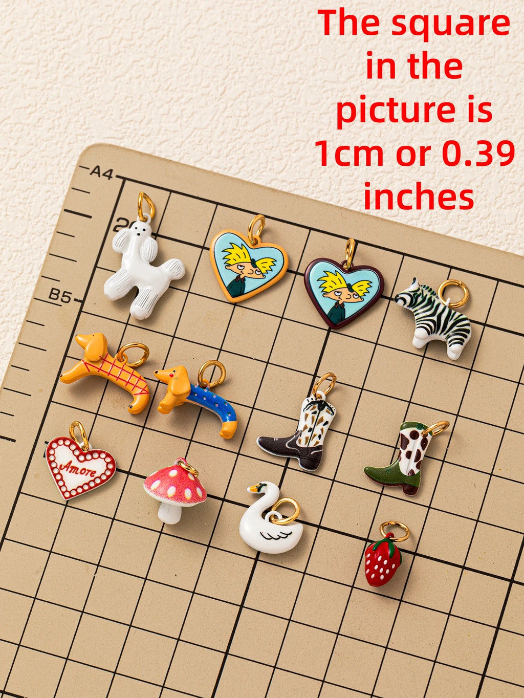 Minimalist Animal & Mushroom Pendant Charms