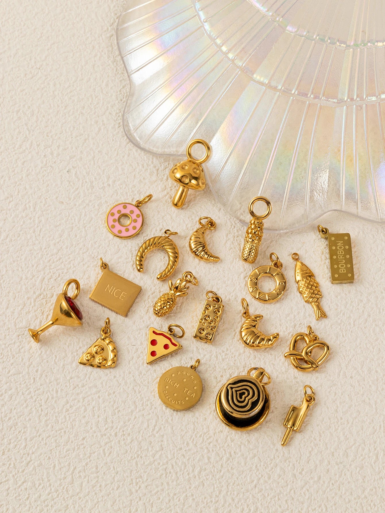 Minimalist Gourmet Style Pendant Charm