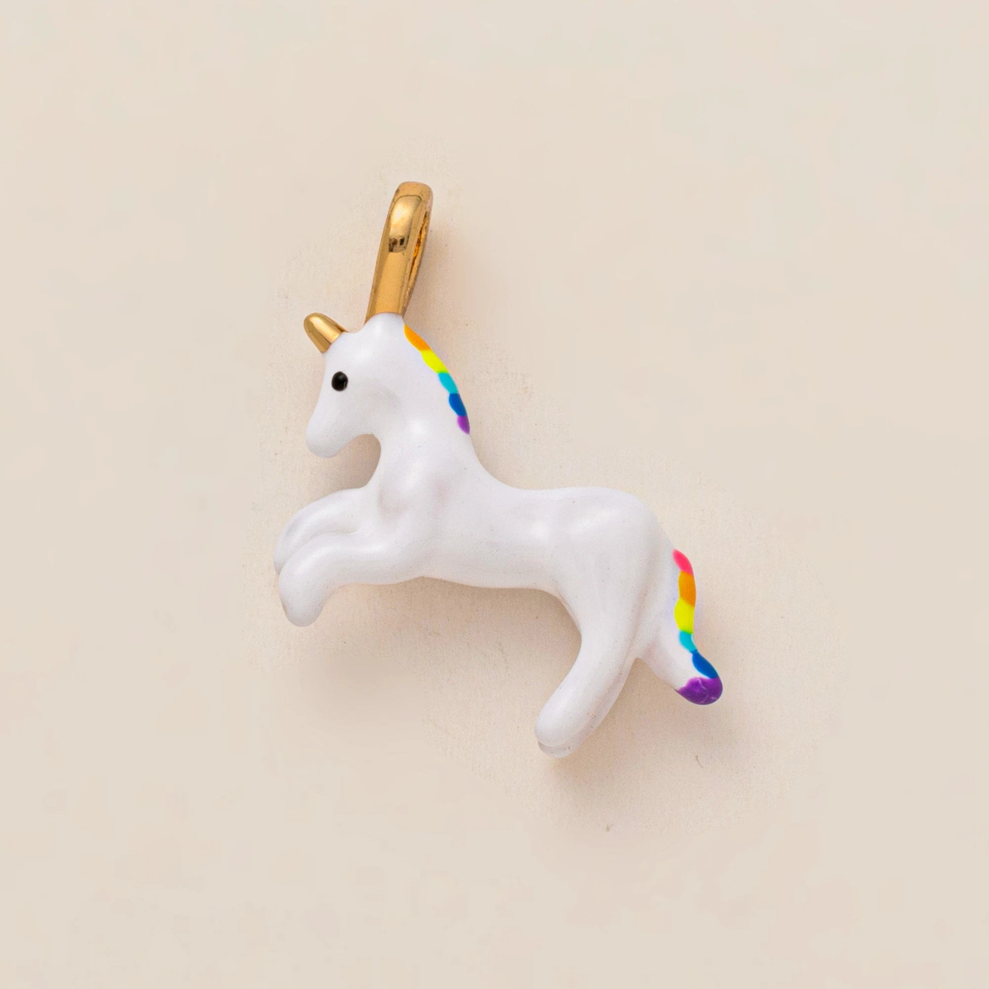 Heart-Shaped Ladybug Pendant Charm – 18K Gold Plated Stainless Steel DIY Jewelry