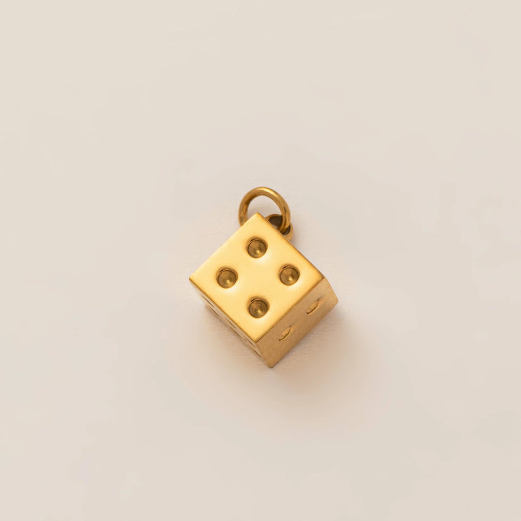 18K Gold Plated Stainless Steel Pendant – DIY Jewelry Charm