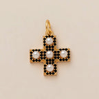 Heart-Shaped Ladybug Pendant Charm – 18K Gold Plated Stainless Steel DIY Jewelry