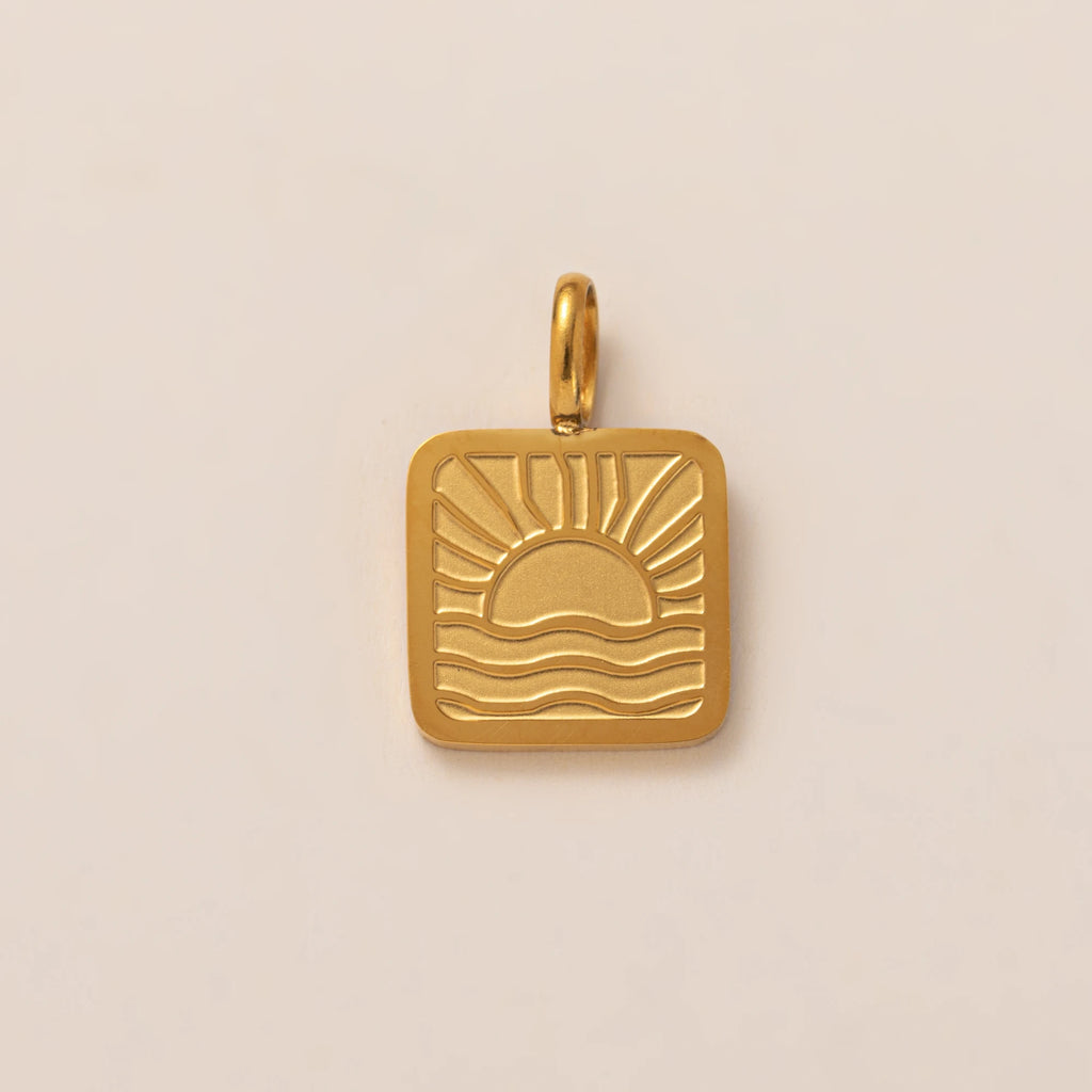 18K Gold Plated Stainless Steel Pendant Charm