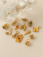 18K Gold Plated Stainless Steel Pendant – DIY Jewelry Charm