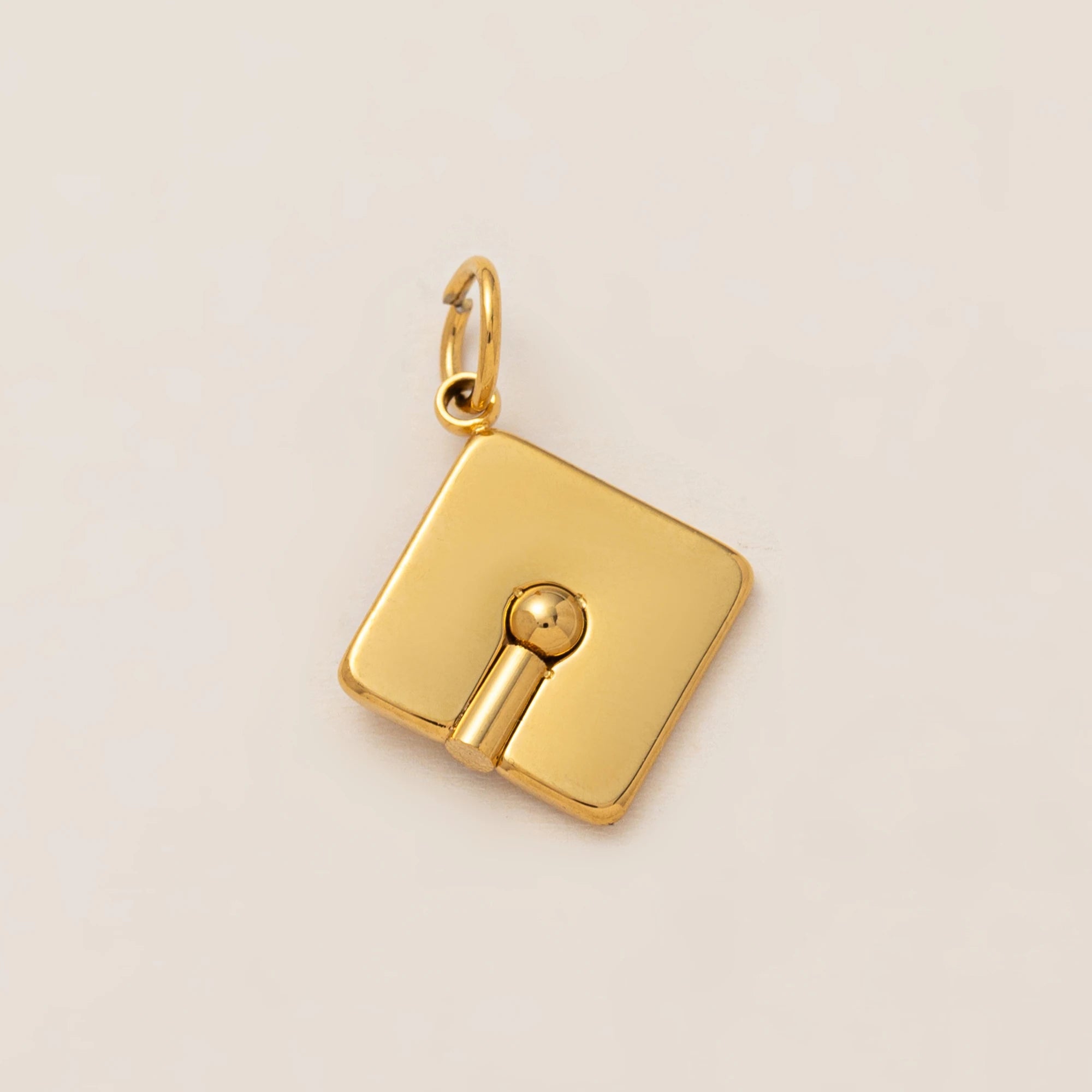 18K Gold Plated Stainless Steel Pendant – DIY Jewelry Charm