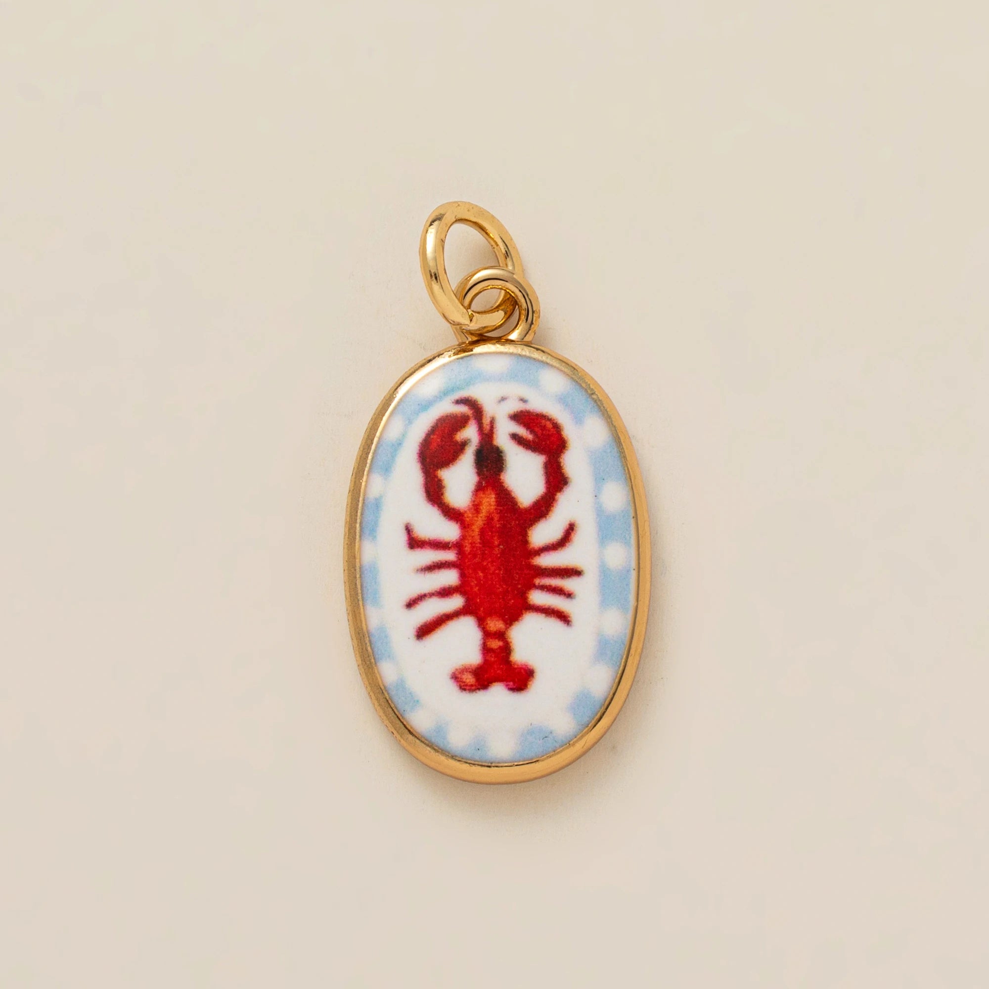 Fashionable Ceramic Crab, Lobster & Four-Leaf Clover Flower DIY Charms – Trendy Jewelry Making Accessories
