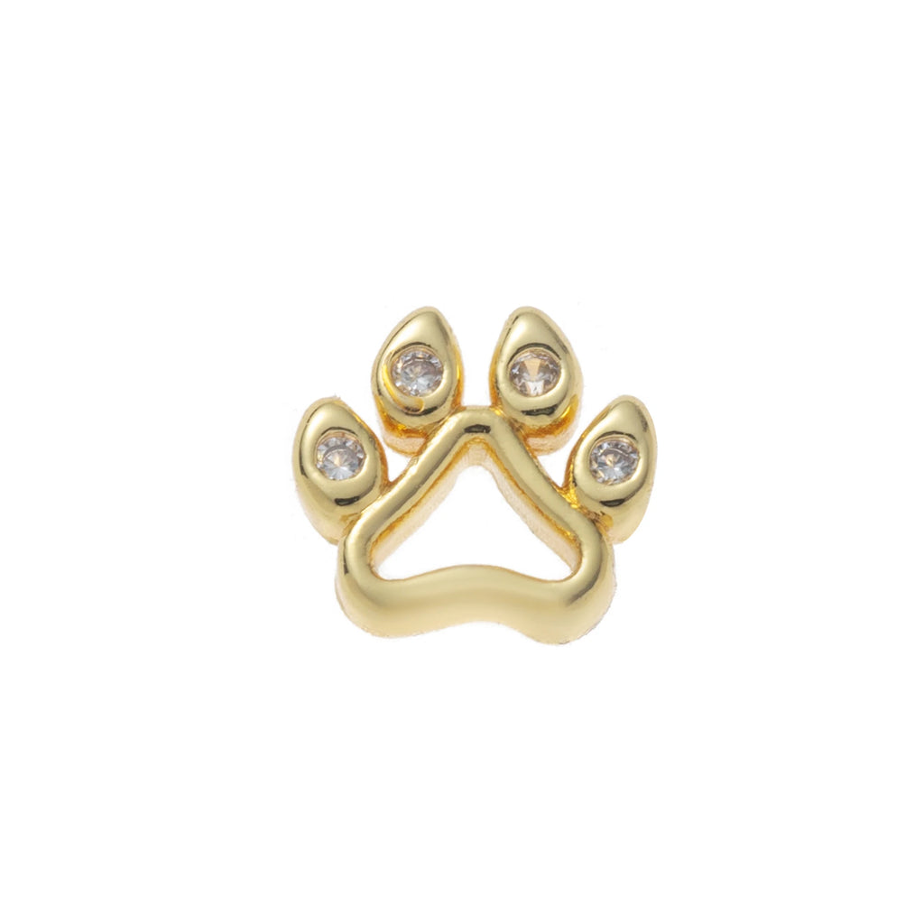Simple Trendy Zircon Pendant Charm – Heart, Flower, Sun, Goldfish & Dog Claw