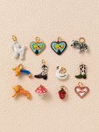 Minimalist Animal & Mushroom Pendant Charms